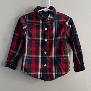 Falls Creek Kids Plaid Shirt - Red, Blue, and Green